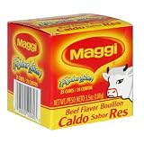 Maggi Beef Boullion, 25-Cube, 3.5-Ounce Containers (Pack of 24)