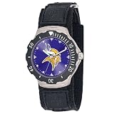 NFL Men's FDV-MIN Agent Series Minnesota Vikings Velcro Watch