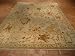 9 x 12 HAND KNOTTED SOFT BLUE OUSHAK DESIGN ORIENTAL RUG