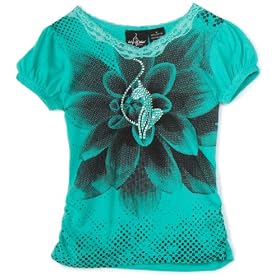 Baby phat Girls 2-6x Flower Print Top