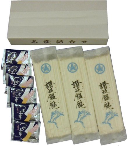 讃岐うどん詰合 讃岐うどん200g×3袋、麺つゆ3倍濃縮30ml×6袋