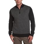 Geoffrey Beene Men's Tweed 1/4 Zip Sweater Vest
