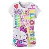 Girls' Hello Kitty Short-Sleeve Doodles Tee - Pink
