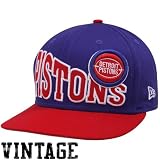 New Era Detroit Pistons Royal Blue-Red Stoked Snapback Hat