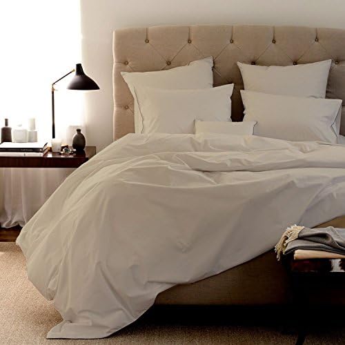 Organic Bed Sheets- sheets are comfortable and ultra-soft &amp; silky# 100% Organic Cotton Sheet Set - Made in India 600 Thread Count - 4pc Bed Sheet Set With 15 INCHES DEEP POCKET (QUEEN, ANTIQUE WHITE)