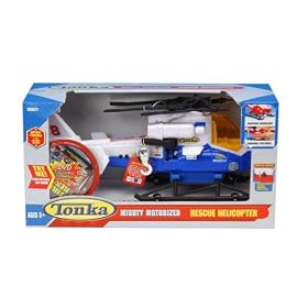 Click here to buy Tonka Mighty Motorized Rescue Helicopter by Funrise.