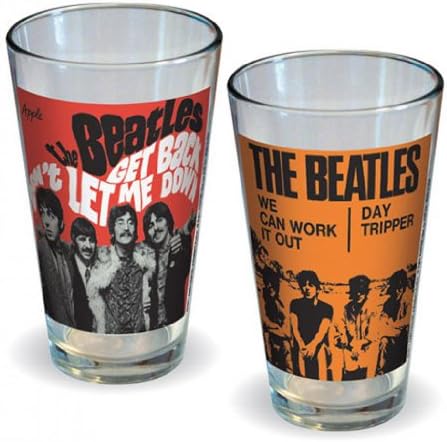The Beatles Collectors Series Pint Glass 2 Pack