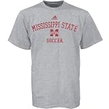 Adidas Mississippi State Bulldogs Ash Soccer Practice T-shirt