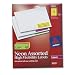 Avery Neon Laser Labels, Rectangle, Assorted Fluorescent Colors, 1 X 2-5/8, 450/Pack (AVE5979)