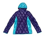 Gerry Girls' Packable Sweater Down Jacket (Medium, Purple/Teal)