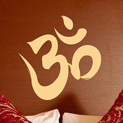 OM / AUM Symbol (A) - Wall Decal, Vinyl Decor Sticker (Choose a Size &amp; Color)