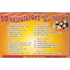 20 Klingelt�ne F�r Dein Handy