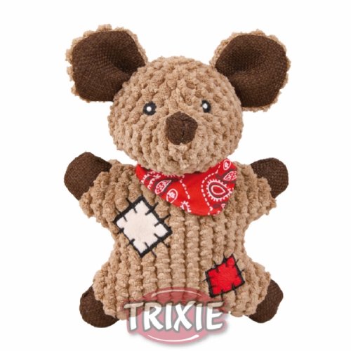 Trixie 36030 Maus mit Flicken, Stoff 19 cm