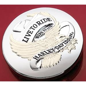 Harley Davidson Live To Ride Fuel Cap Cover Medallion 99020-86T