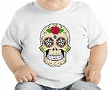 Sugar skull オーガニックベビーTシャツ 12 - 18 Months