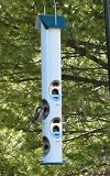 Varicraft SP3MG 28 inch Tall Squirrel Proof Bird Feeder for Mixed Seed with Green Aluminum Roof
