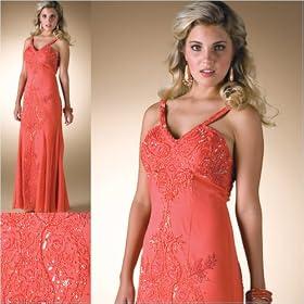 Click here to buy Formal Evening Gown. Silk Beaded Tank Dress for Prom, Party, Wedding by Sean Collection (50107) by Sean Collection.