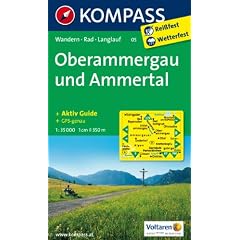 Oberammergau und Ammertal 1 : 35 000: Wanderkarte mit Tourenf�hrer, Radwegen und Loipen. GPS-genau