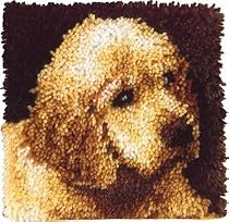 Latch Hook Kit 12"Sq-Puppy Lov