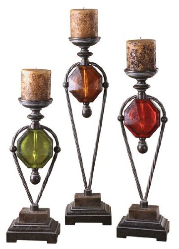 Kalika Candleholders Set/3 - 20489