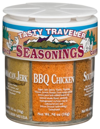 Dean Jacobs 6 Tasty Traveler Seasonings, 3.3-Ounce Regular Jars (Pack of 4) by Dipping Seasonings