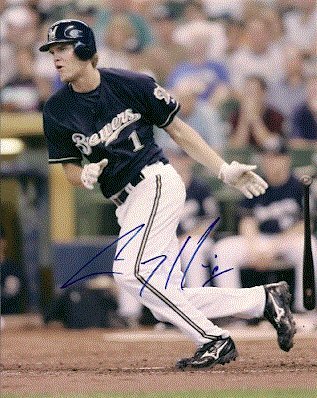 Autographed/Hand Signed 8x10 Photo Corey Hart Milwaukee Brewers