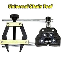 Roller Chain Tools Kit, Chain Holder/Puller+Breaker/Cutter For #25-60, Bicycle/Motorcycle/Go Kart
