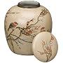 HomArt Autumn Cherry Blossom Porcelain Ginger Jar