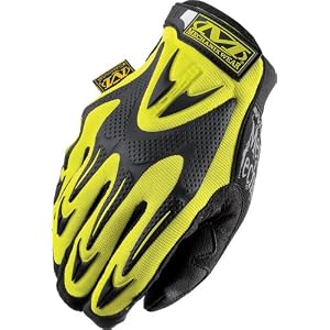 Mechanix Wear SMP-91-010 Safety Mpact Hi-Viz Gloves, Yellow, Large by 