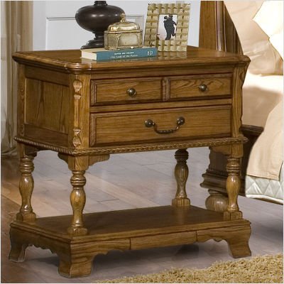 A-America KIN-AO-5-75-0 Kingston Nightstand in Antique Oak A-America KIN-AO-5-75-0 Kingston Nightstand in Antique Oak