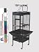 Prevue Pet Products Wrought Iron Select Bird Cage 3151BLUE Cobalt Blue, 18-Inch by 18-Inch by 57-Inch