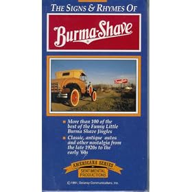 The Signs & Rhymes of Burma Shave [VHS]