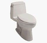TOTO MS854114S#11 UltraMax Elongated Toilet, Colonial White