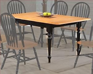 Winners Only Dining Table Farmhouse In Autumn/ebony Wo-53661ae