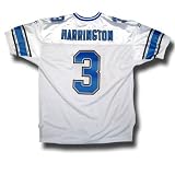 Joey Harrington #3 Detroit Lions Authentic NFL Player Jersey (White Color)