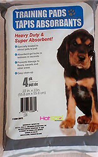 Puppy Training Pads Perfect for Potty Training a Puppy The Best Pee Pads for Puppy Potty Training (Pack of 4)