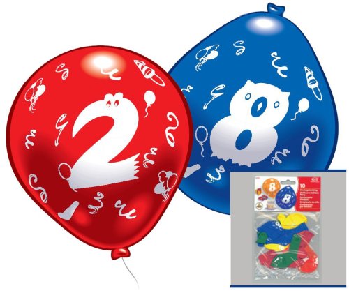 Imagen 2 de Everts 48945  - 2 x 10 globos de cumpleaños
