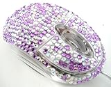 USB Optical Scroll Wheel Pearl Crystal Rhinestone Computer Mouse