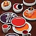 Rachael Ray Dinnerware Rise 4-Piece Stoneware Fruit Bowl Set, Orange