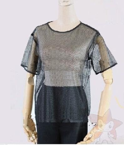 Naruto New Fashion Akatsuki Uchiha Itachi Net T-shirt Underwear (L)