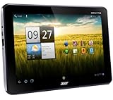 Tablet-PC ICONIA Tab A200 WLAN - 16GB - grau + Universal-Halterung für die Küche F5L099cw mit Pen