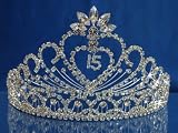 Quinceanera 15 Birthday Tiara Crystal Princess 1337FA