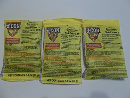 D-Con Mouse Bait Packet 1 oz 3 PACK