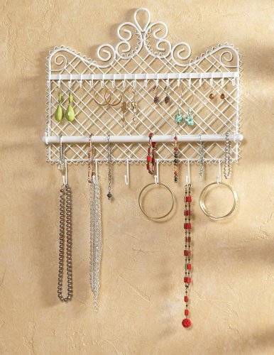 Wall Mounted Jewelry Hanger by Collections Etc