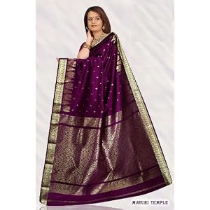 Magenta Indian Sari fabric / Bellydance Dress womens Wrap Saree