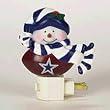 Dallas Cowboys 5" Snowman Night Light - NFL Football