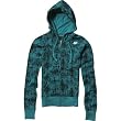 Fox Racing Highlight Fox Girls Hoody Zip Sports Wear Sweatshirt/Sweater - Pine