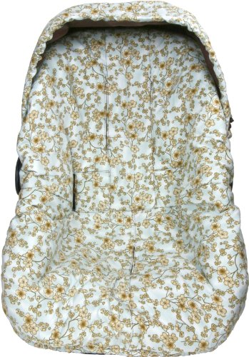 The Bumble Collection Infant Car Seat Cover in Blue Latte -- blue
