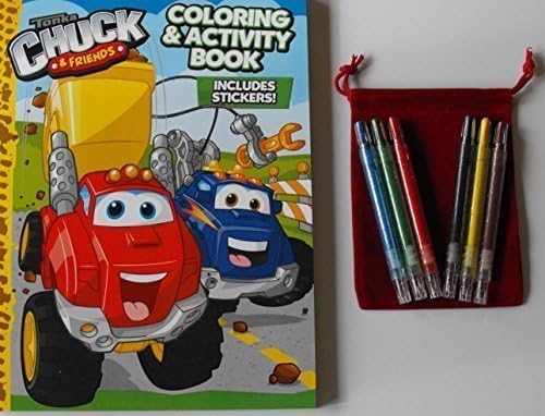 Tonka Chuck Bundle-BC- 144 Page Coloring &amp; Activity Book With Stickers Plus...