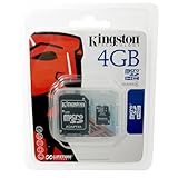 Kingston 4GB microSDHC Class 4 Memory Card for AT&T Dell Aero in Retail Pac ....